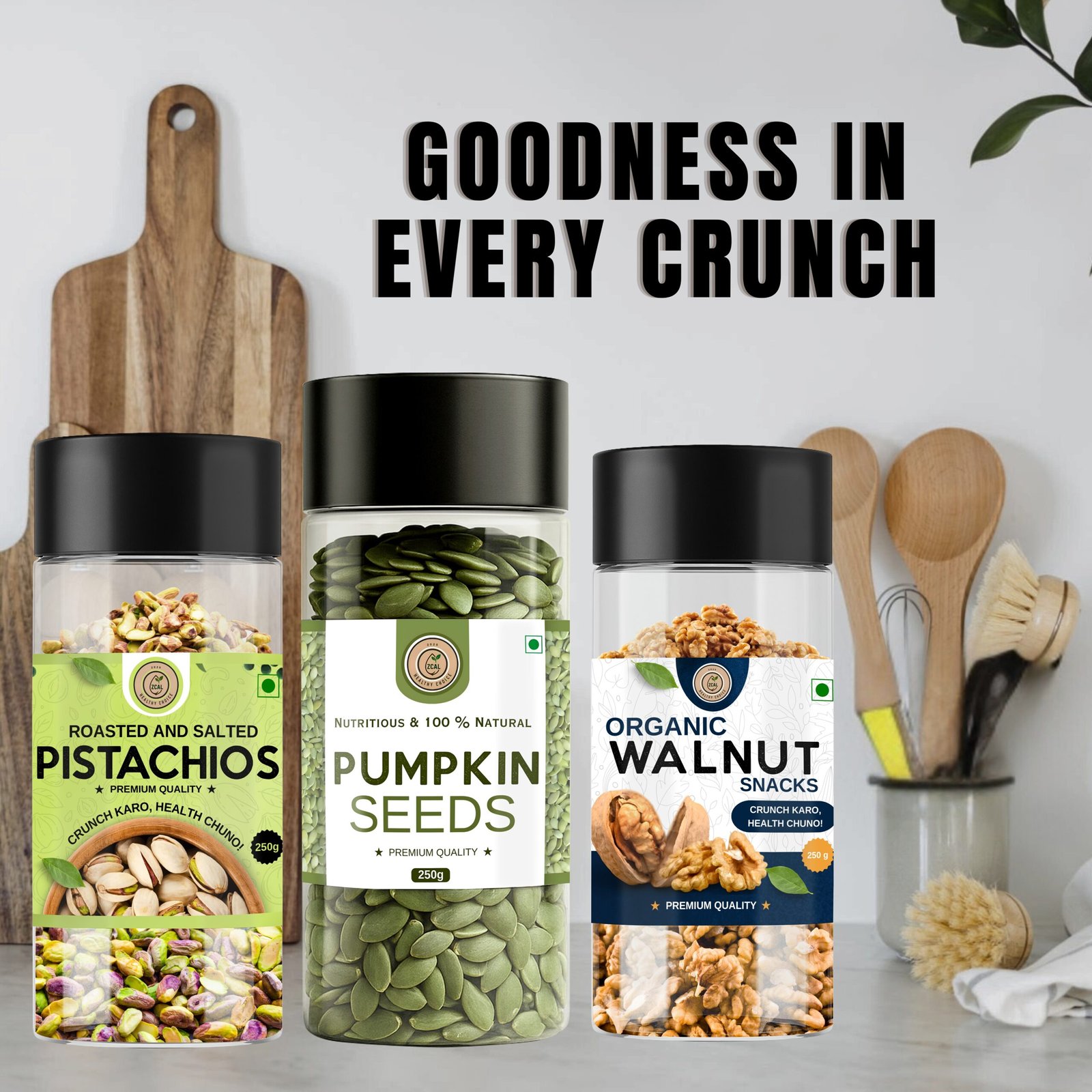Pistachios+Pumpkin Seeds+Walnuts